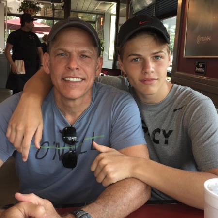 Sam Deez spending time with his father.